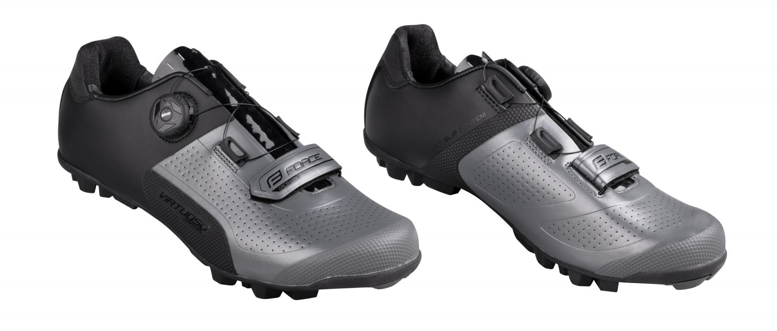 tretry FORCE VIRTUOSO GRAVEL, černo-titanová 36