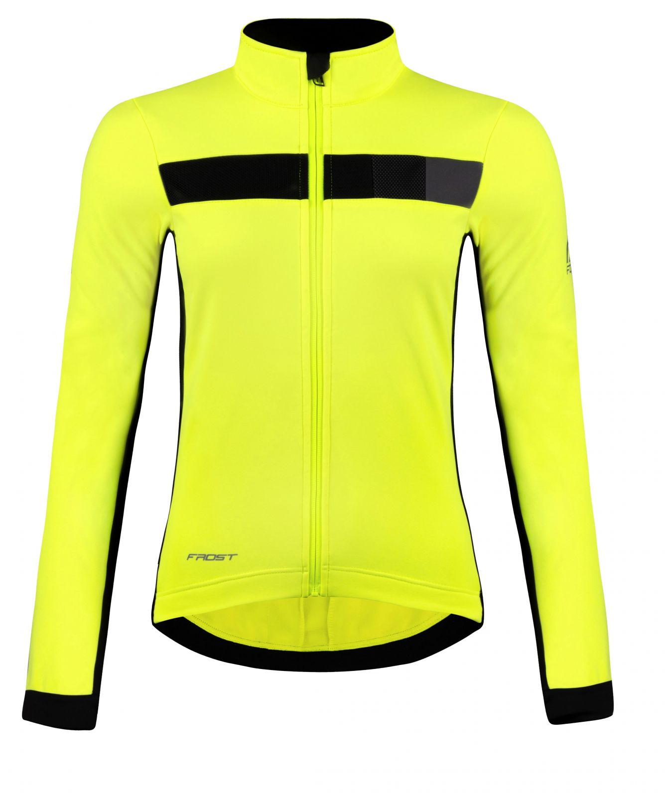 bunda F FROST LADY softshell zimní, fluo-černá M FORCE