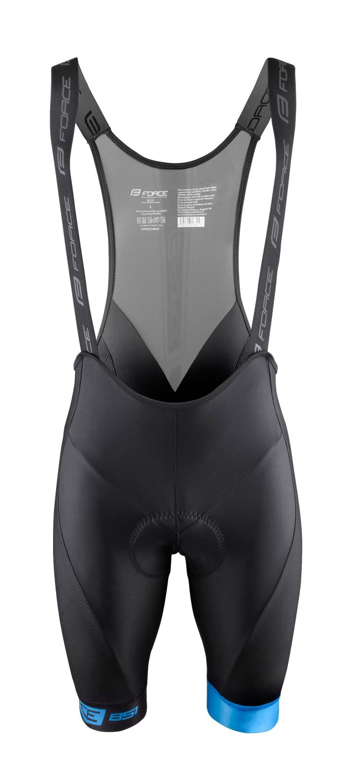 kraťasy F B51 se šráky a vložkou,černo-modré 3XL FORCE