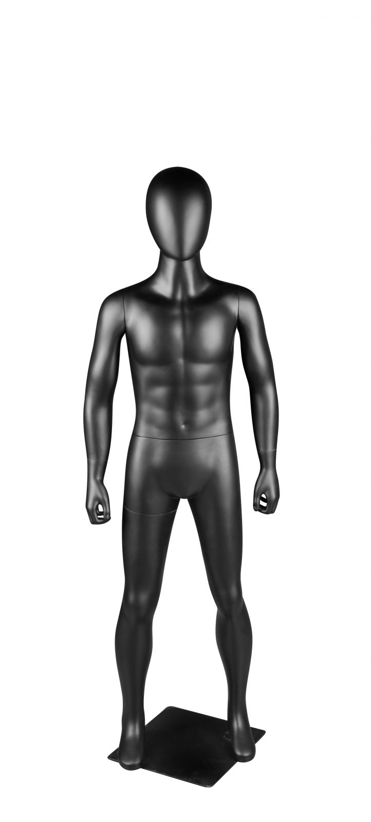 figurína dětská, vzpřímený postoj, černá matná FORCE