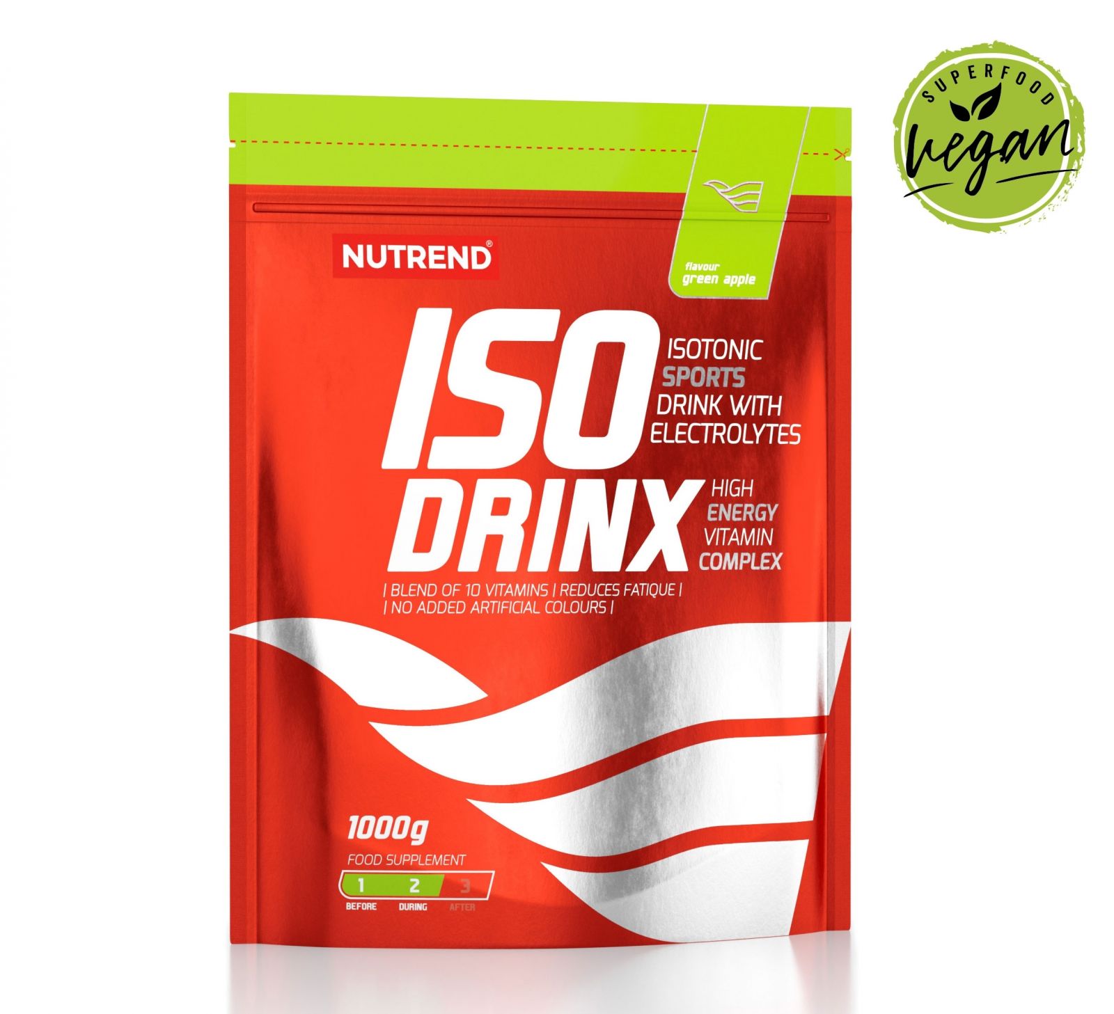 ISODRINX sáček 1000g zelené jablko NUTREND