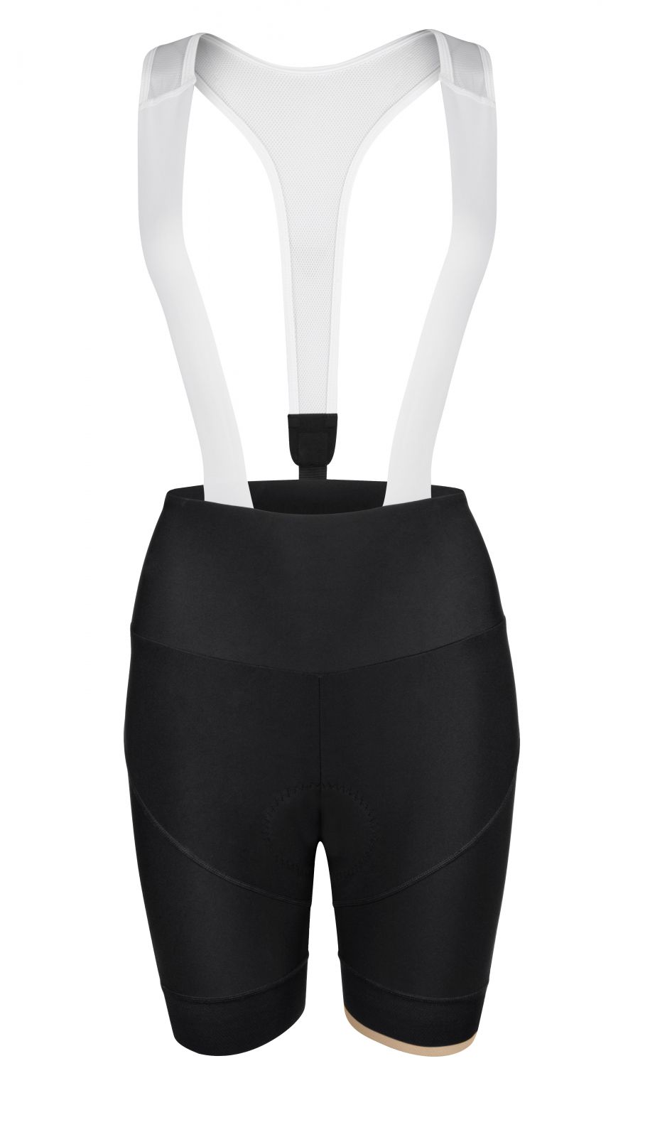 kraťasy F GOLD LADY se šráky a vl, černo-zlaté L FORCE