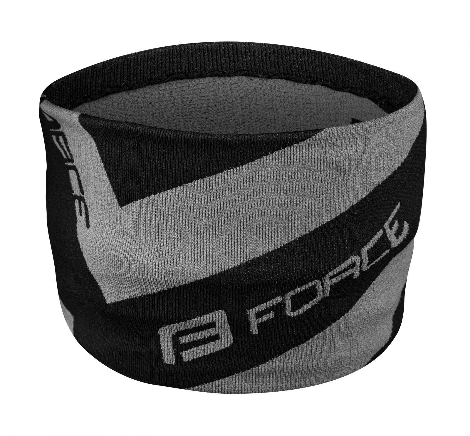 šátek FORCE ARROW zimní, černo-šedý UNI