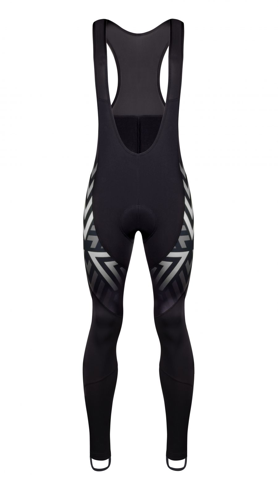 kalhoty F SPIKE se šráky a vložkou, černo-bílé S FORCE