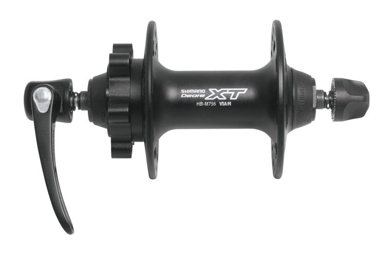 náboj přední XT HBM756 černý kot. 6 děr 32 děr SHIMANO