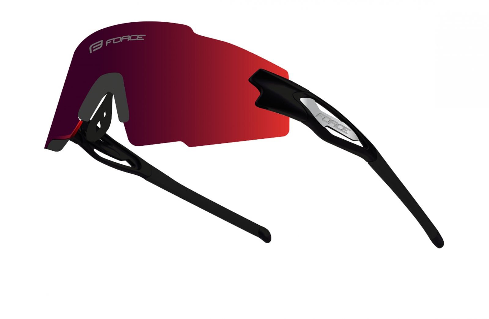 brýle FORCE MANTRA černé, červené zrc. sklo,doprava od 79,-kč
