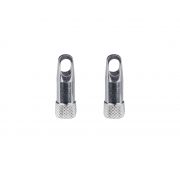 čepičky galuskového ventilku s klíčem,hliník,stříb