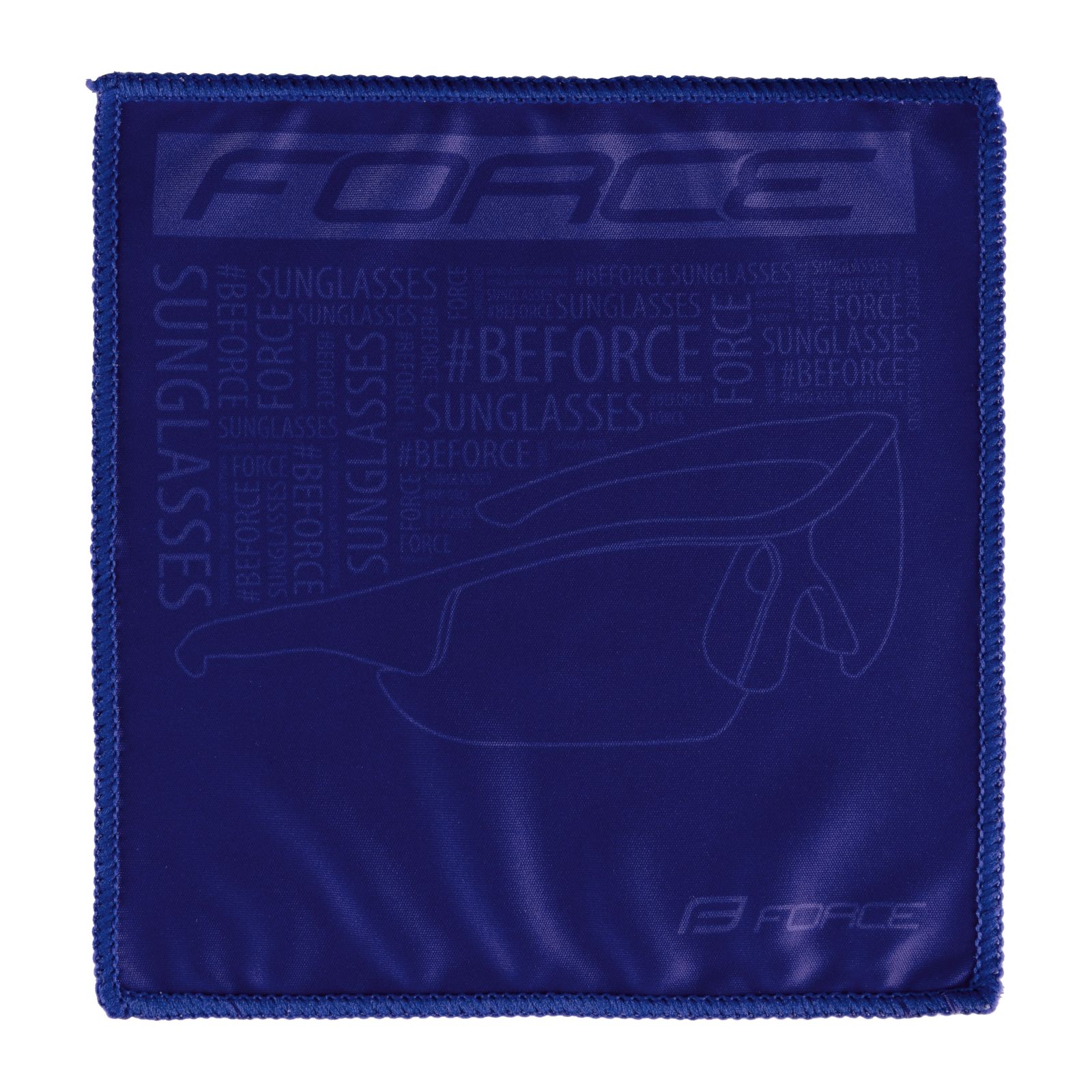 hadřík FORCE na čištění brýlí, modrý