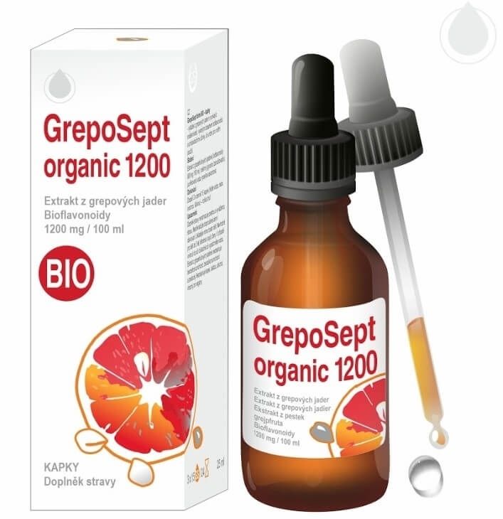 kapky GrepoSept ORGANIC 1200 25ml OVONEX