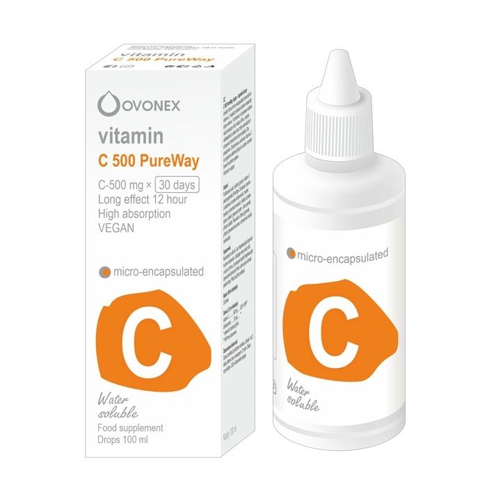 kapky Vitamin C 500 PureWay 100ml OVONEX
