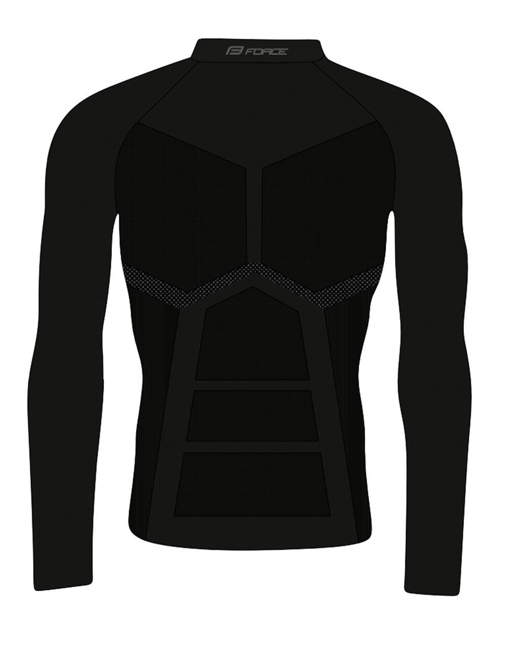 rolák funkční F GRIM dl. rukáv, černý XS-S FORCE