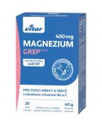 VITAR Magnezium 400 mg, B6+C, 20 sypkých sáčků