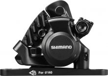 SHIMANO brzda Sil-ostatní BR-RS305 kotouč přední mech třmen polymer + chladič bez adapt černá