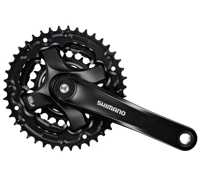 SHIMANO kliky TOURNEY FC-TY501 4hran 3x6/7/8 175 mm 42x34x24z bez krytu černé