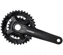 SHIMANO kliky FC-MT210 integr.klika 2x9 175 mm 36x22z černé bez krytu bal,doprava od 79,-kč