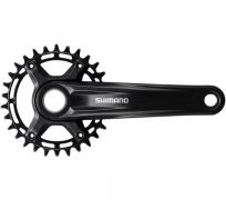 SHIMANO kliky DEORE FC-MT510-1 integr.klika 1x12 175 mm 30zubů,černá bez misek bal,černé