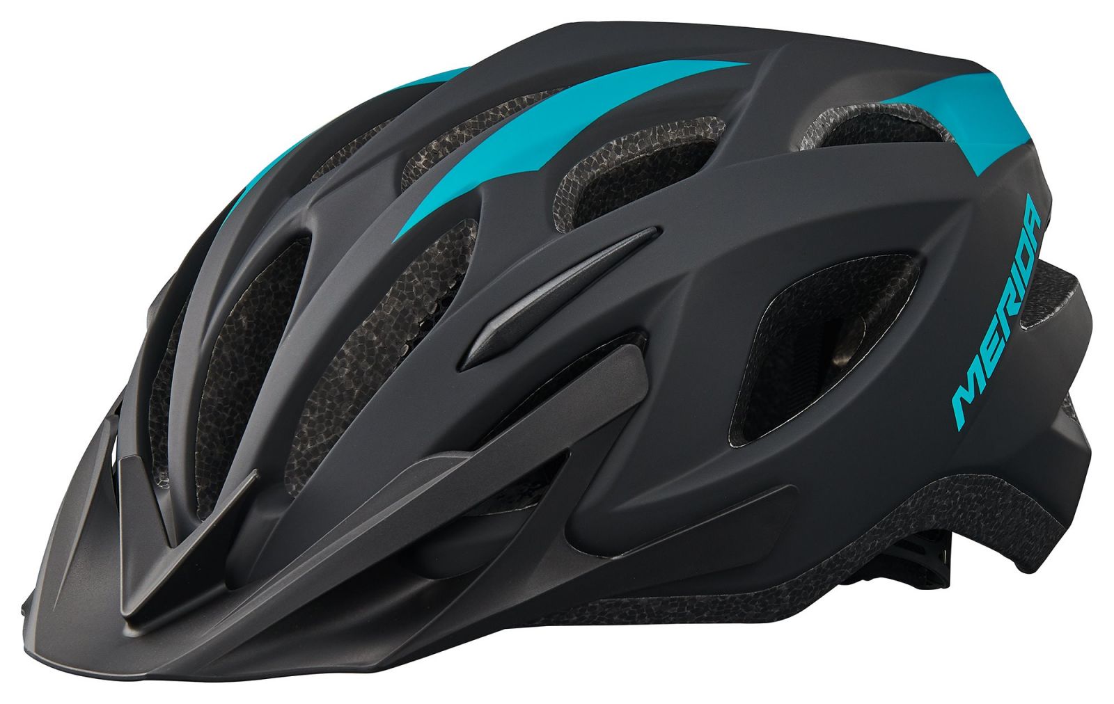 MERIDA - Přilba CHARGER matt black/blue 53-58cm