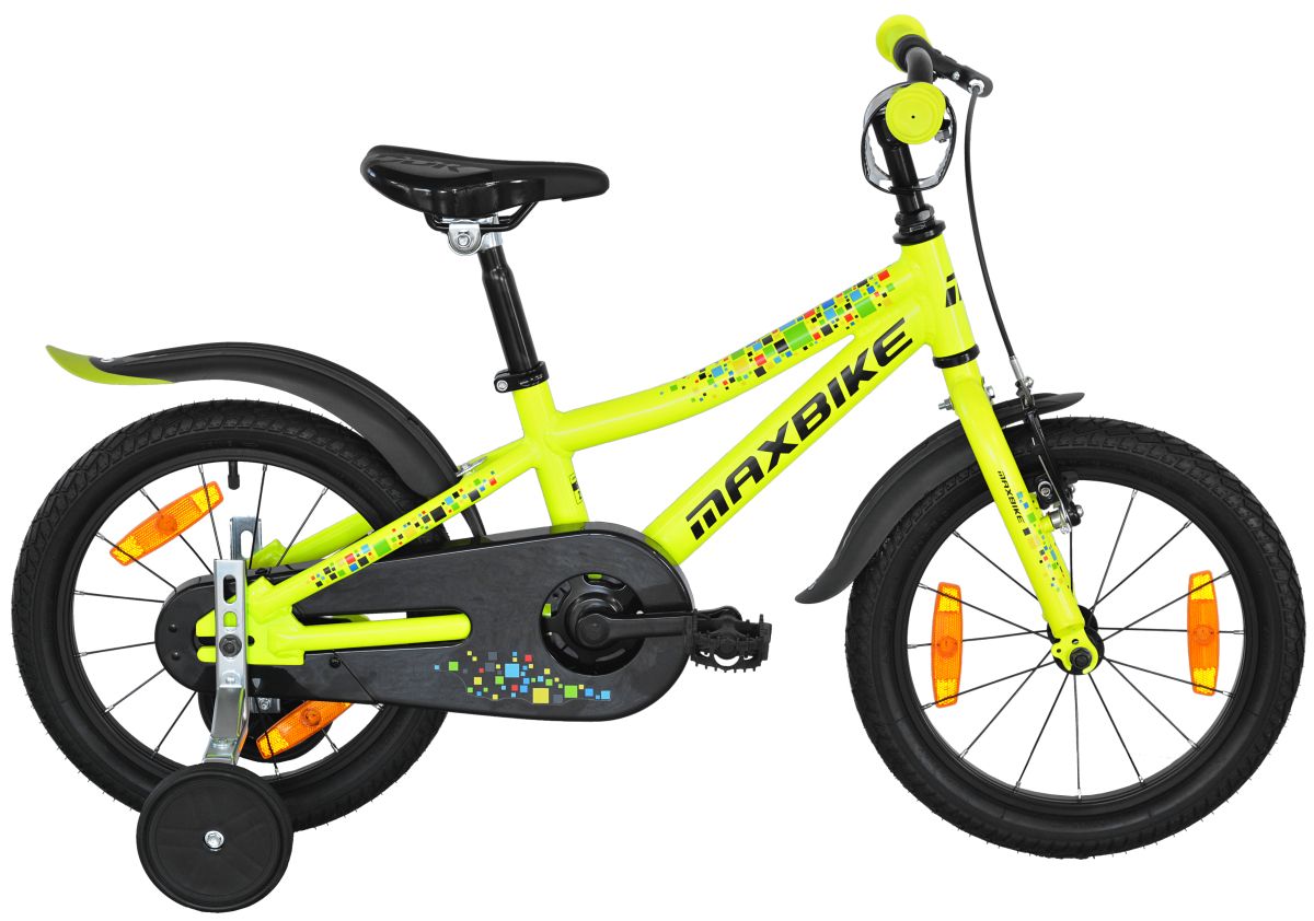 Maxbike 16 žlutý