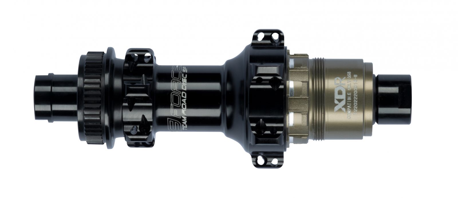 náboj zadní F TEAM ROAD DISC SP XDR,CL 24d, černý FORCE