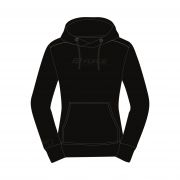 mikina F COMFY LADY přes hlavu s kapucí, černá S