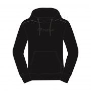 mikina FORCE COMFY přes hlavu s kapucí, černá XL