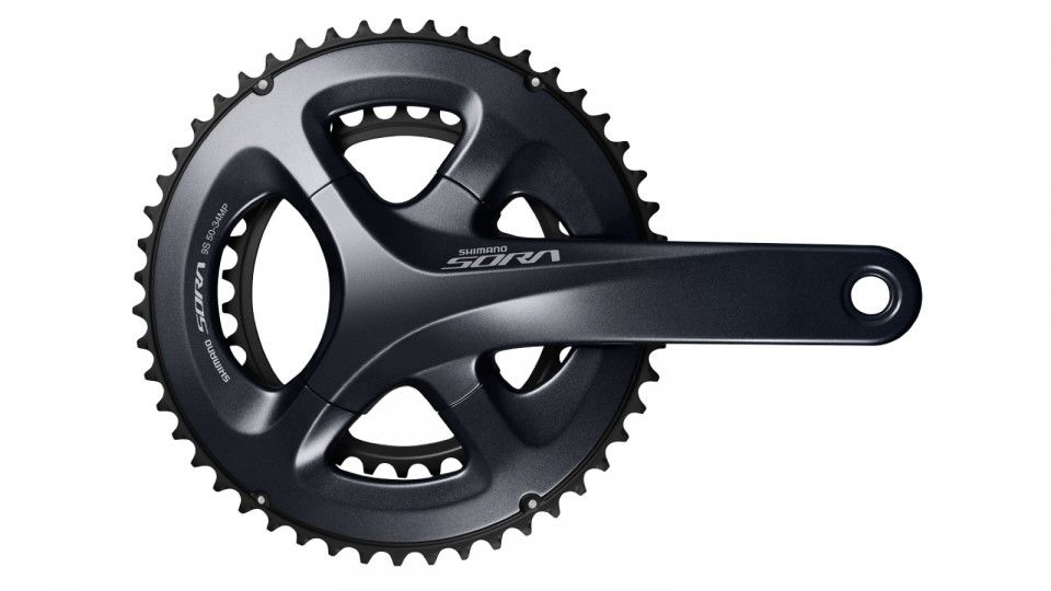 SHIMANO kliky SORA FCR3000 175 mm 50x34 bez BB misek 2x9