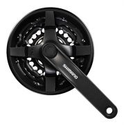 SHIMANO kliky TOURNEY FC-TY301 4hran 3x6/7/8 175 mm 48x38x28z s krytem černé,DOPRAVA OD 79,-KČ