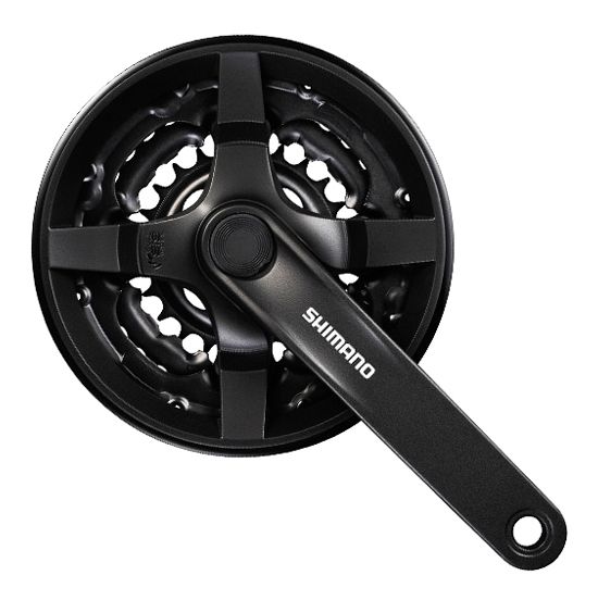 SHIMANO kliky TOURNEY FCTY301 4hran 3x6/7/8 175 mm 42x34x24z s krytem černé