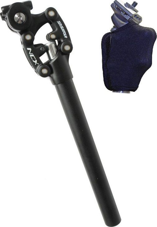 Odpružená sedlovka SR Suntour NCX SP12/17/25,400MM,ČERNÁ