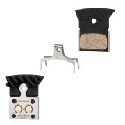 destičky brzd SH L04A kovové,s pružinou+chladič SHIMANO