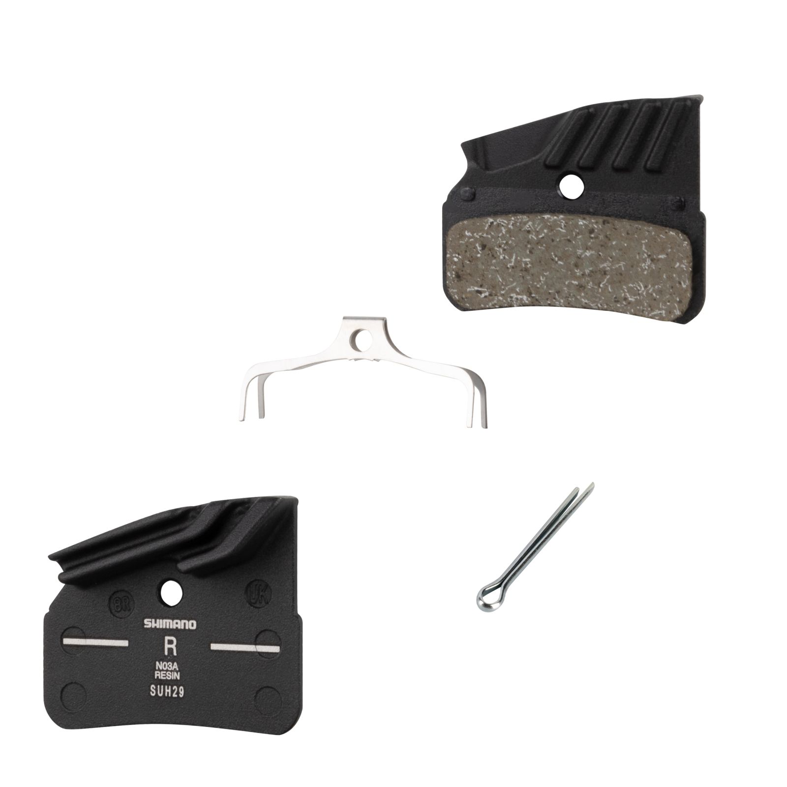 destičky brzd SH N03A polymer, s pružinou+chladič SHIMANO