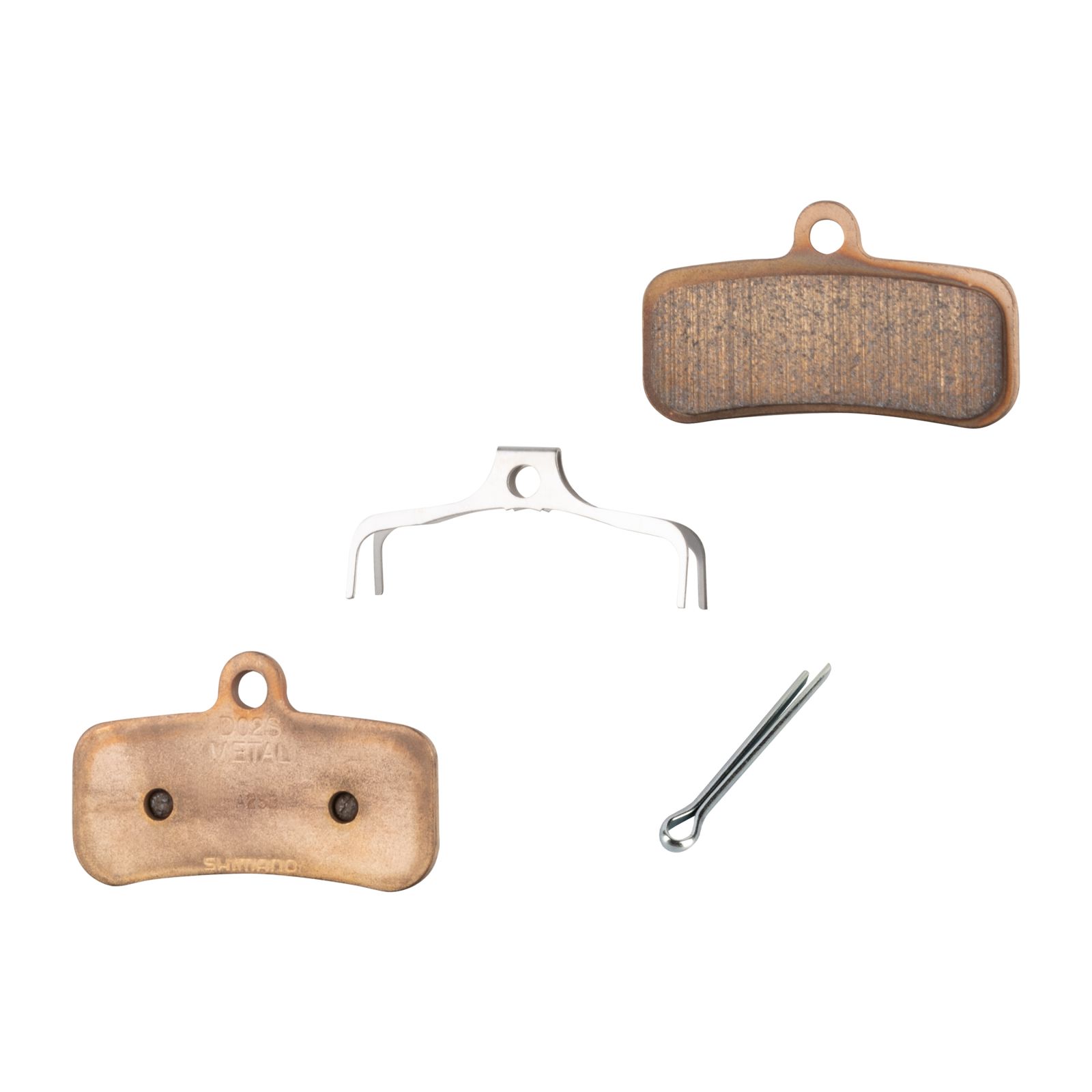destičky brzdové SH D02S kovové, s pružinou SHIMANO
