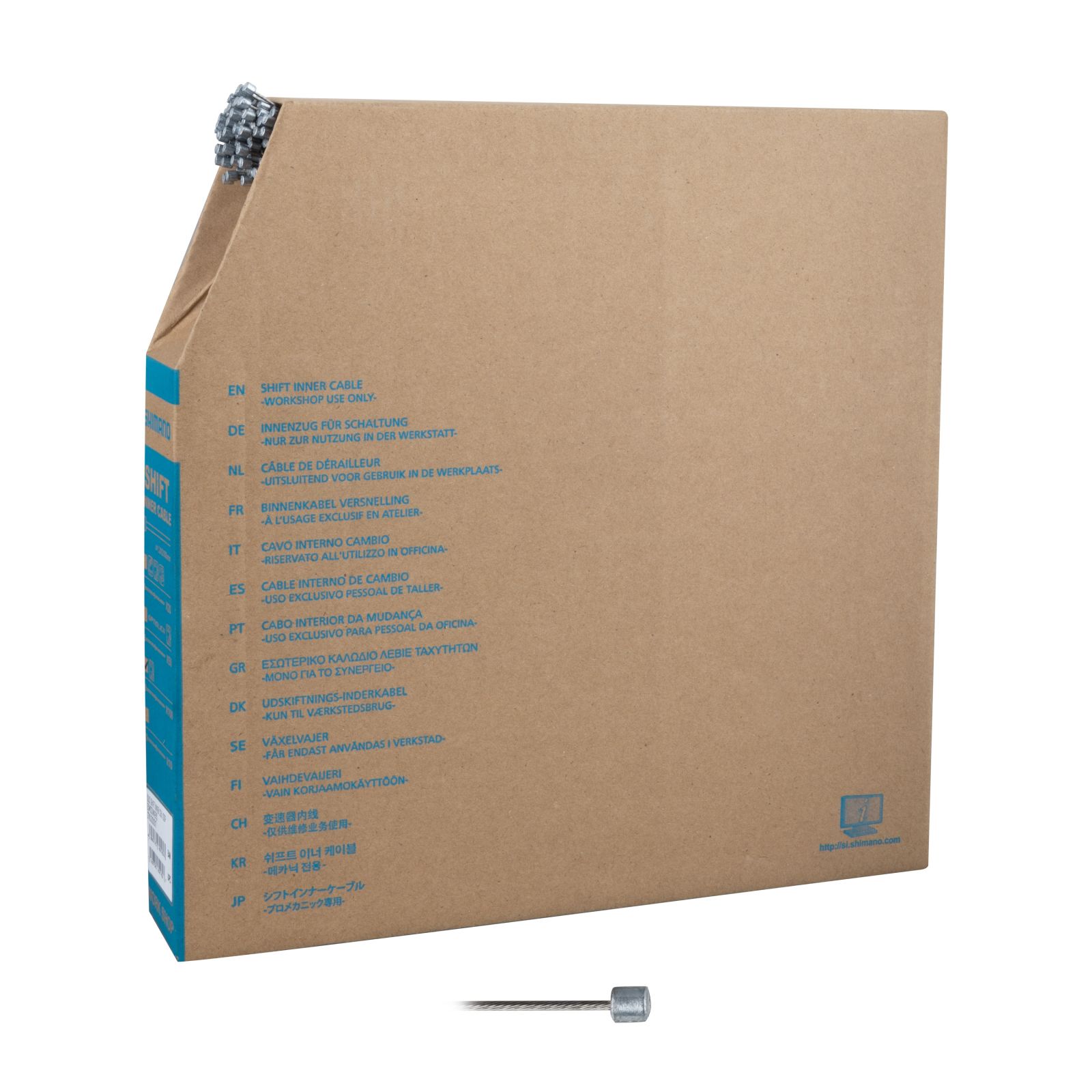 lanko řadící SH 2 m x 1,2 mm NEREZ, BOX po 100 ks SHIMANO