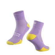 ponožky FORCE EDGE, fialovo-fluo L-XL/42-46