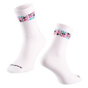 ponožky FORCE MESA, bílé L-XL/42-46
