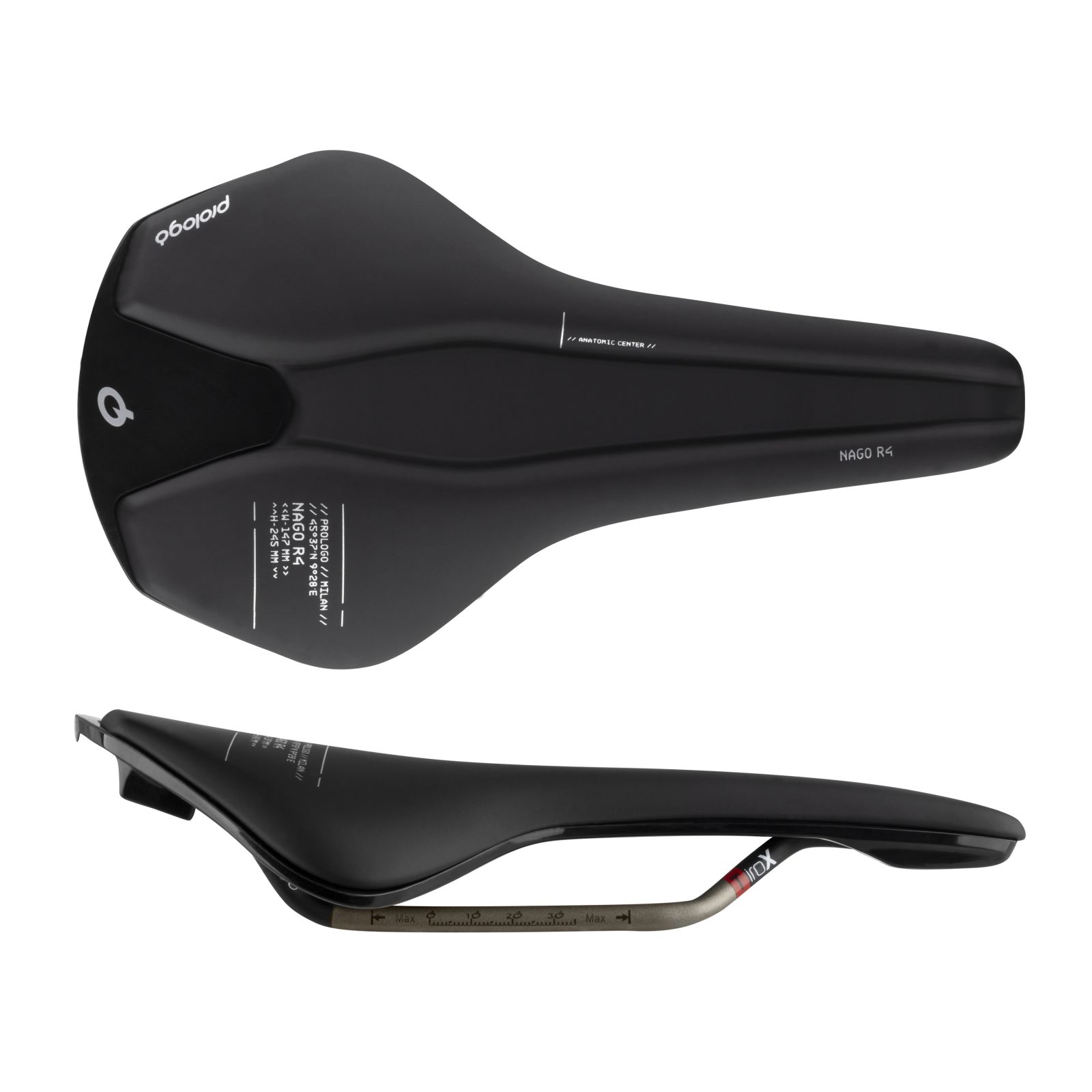 sedlo PROLOGO NAGO R4 TIROX 147 černé