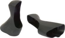 Černé originální návleky na páky 105 od firmy Shimano. SH gumy na dualy pro ST-5800, balení obsahuje 2 ks k sadě 105