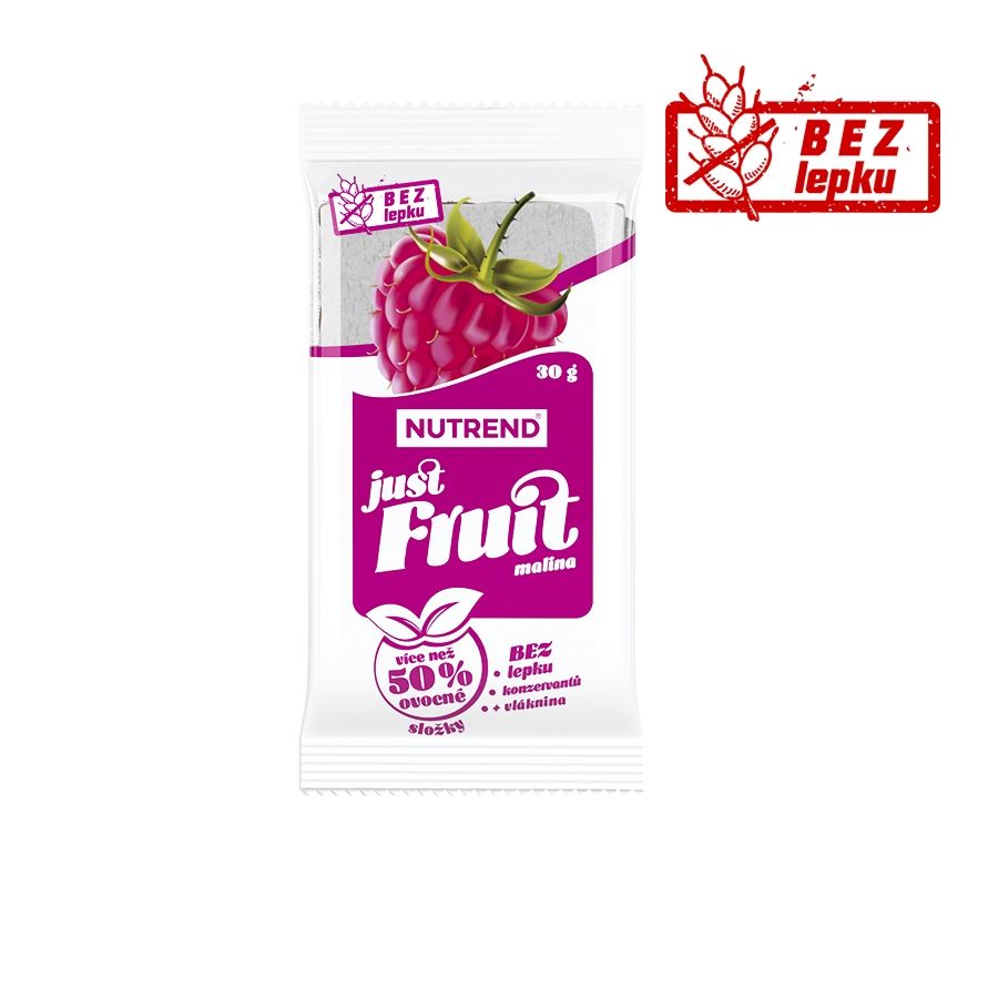 tyčinka JUST FRUIT, 30g malina NUTREND