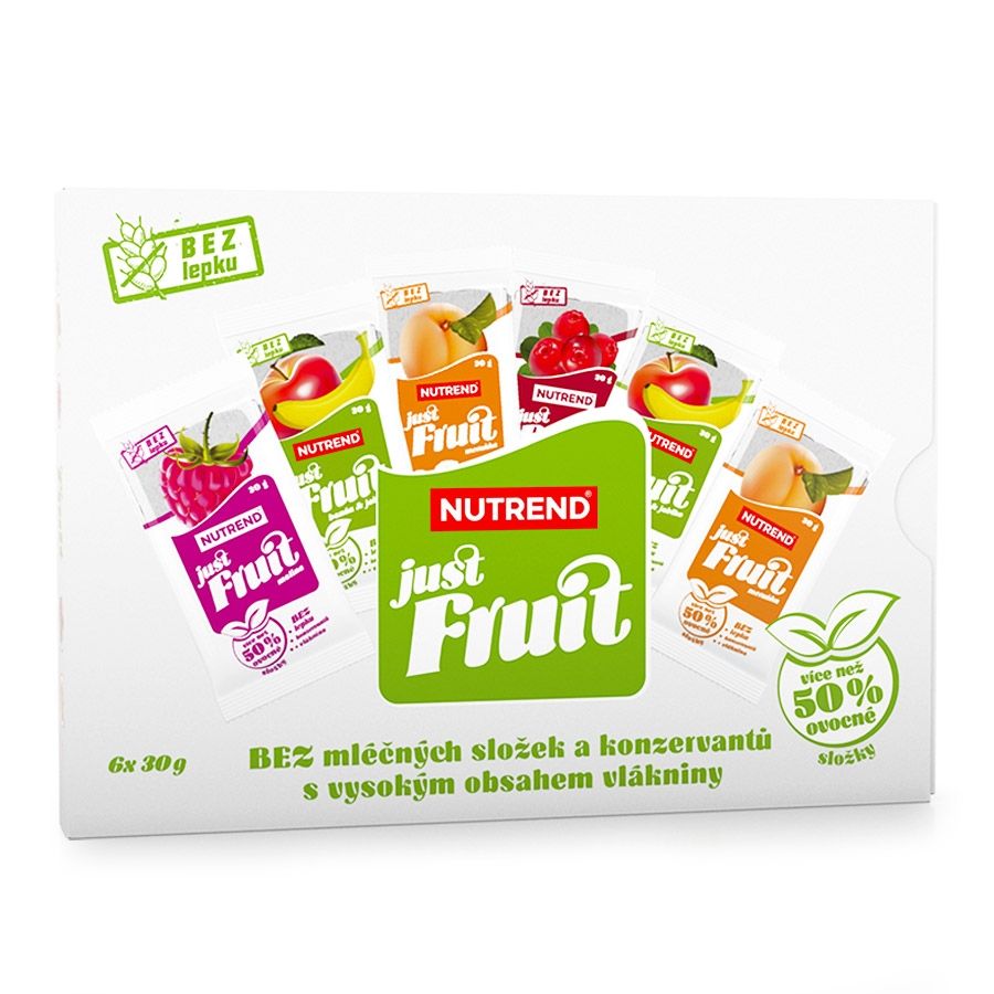 tyčinky JUST FRUIT, 6x 30g mix příchutí NUTREND