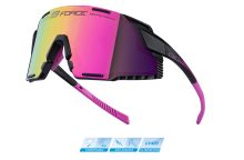 brýle FORCE GRIP bílé, modré revo sklo