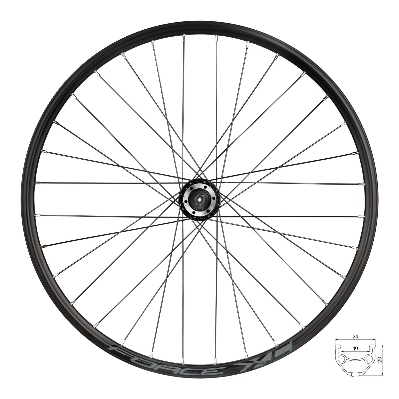 kolo přední FORCE XC DISC 559x19 F804332-6d 32d
