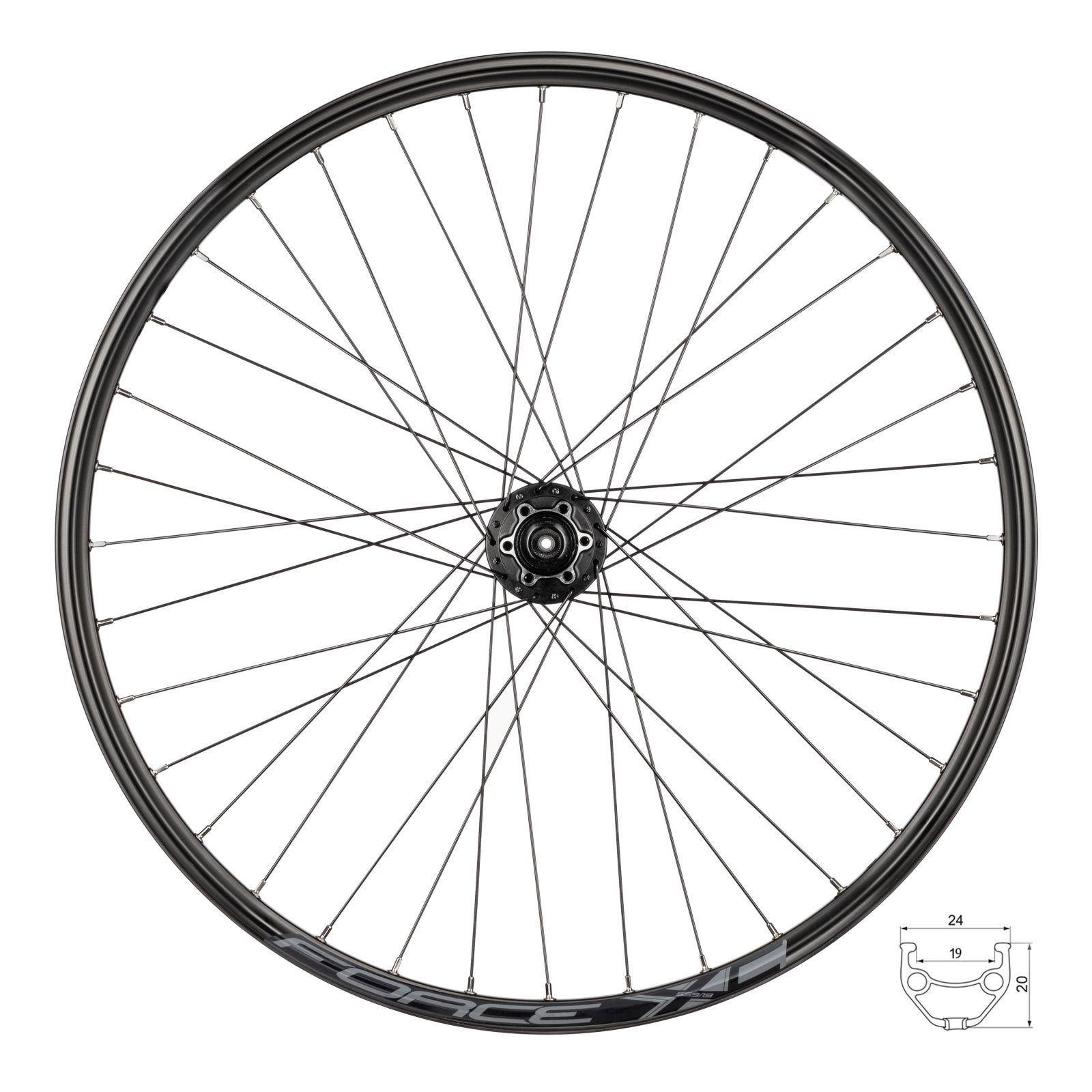 kolo zadní FORCE XC DISC 559x19 FHM475 6d