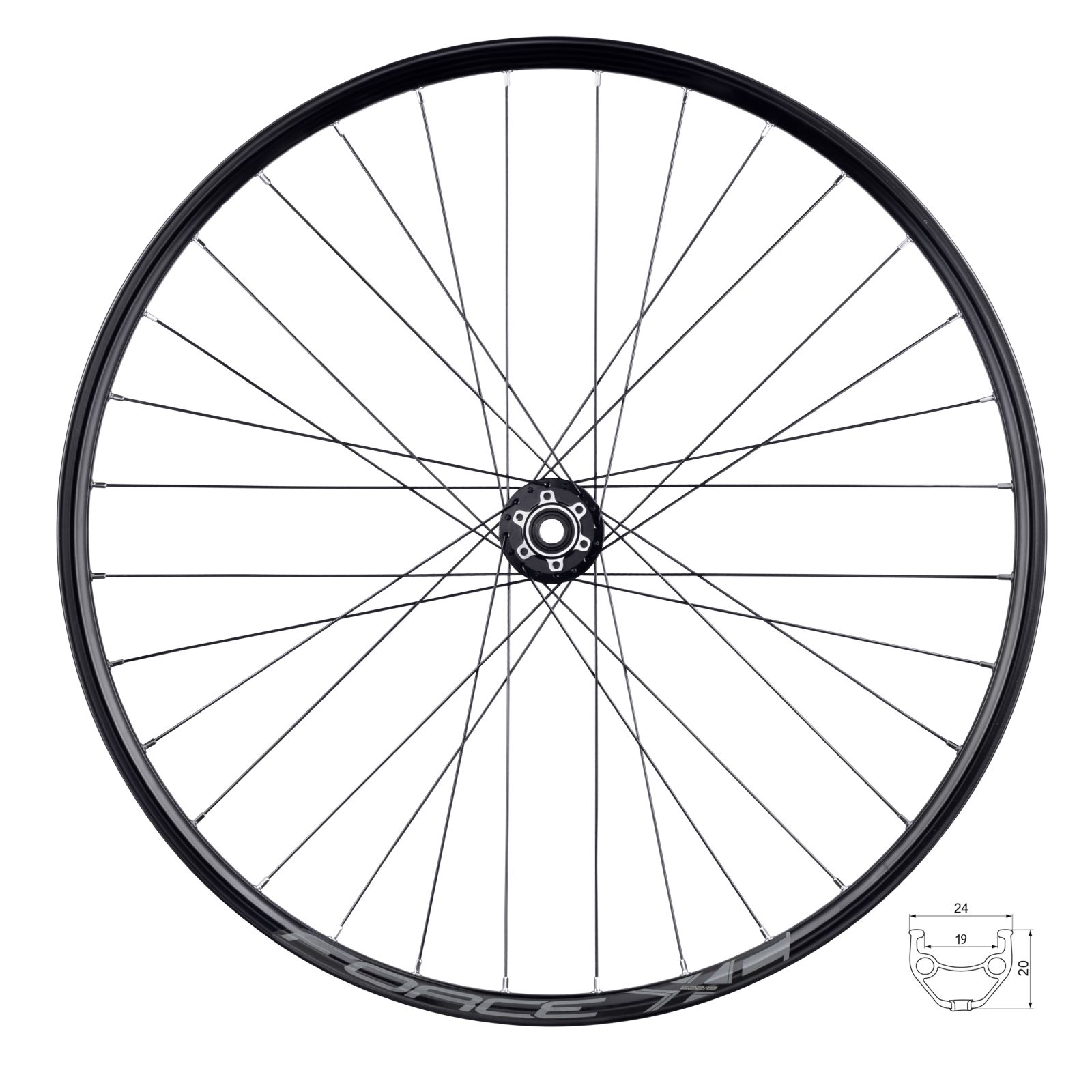 kolo přední F. XC DISC 622x19 F804505-6d/15 32d FORCE