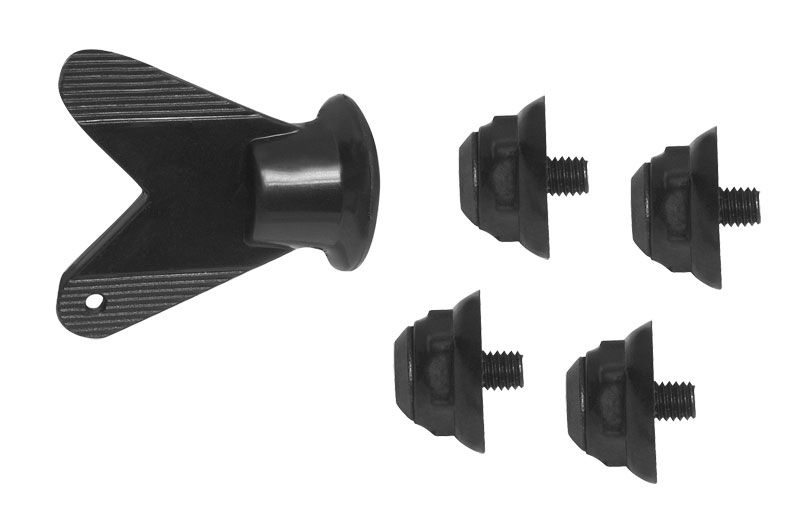 hroty na MTB tretry 4ks černé + klíč FORCE