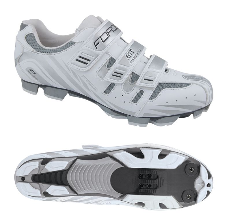 tretry FORCE MTB FREE, bílé 41