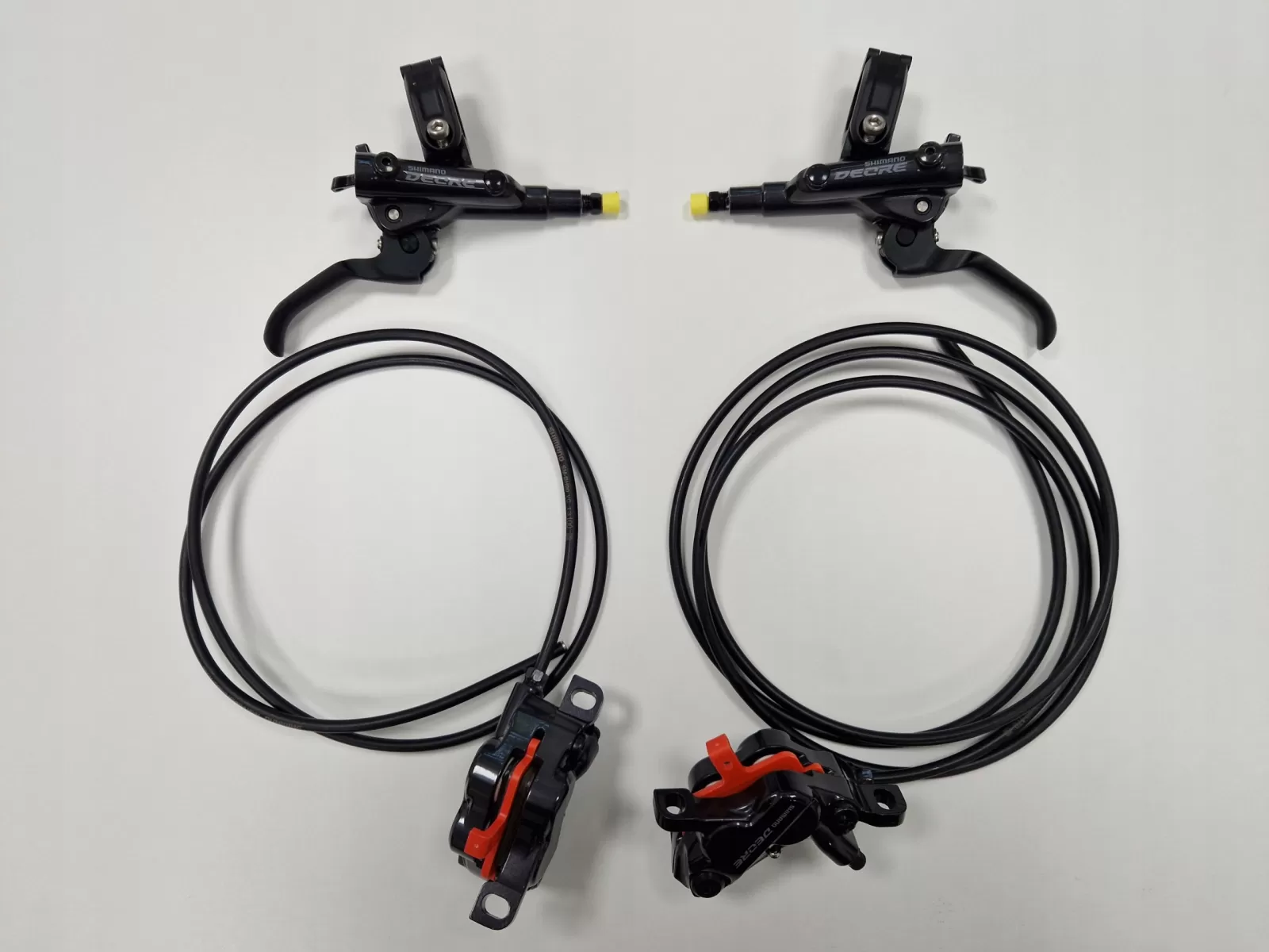 Brzdy kotoučové Shimano Deore BR-M6120, 4-píst polymerové destičky D03S,páky BLM6100