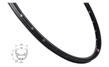 ráfek MACH1 NEO DISC 622 x 19, 32 děr, černý MACH 1