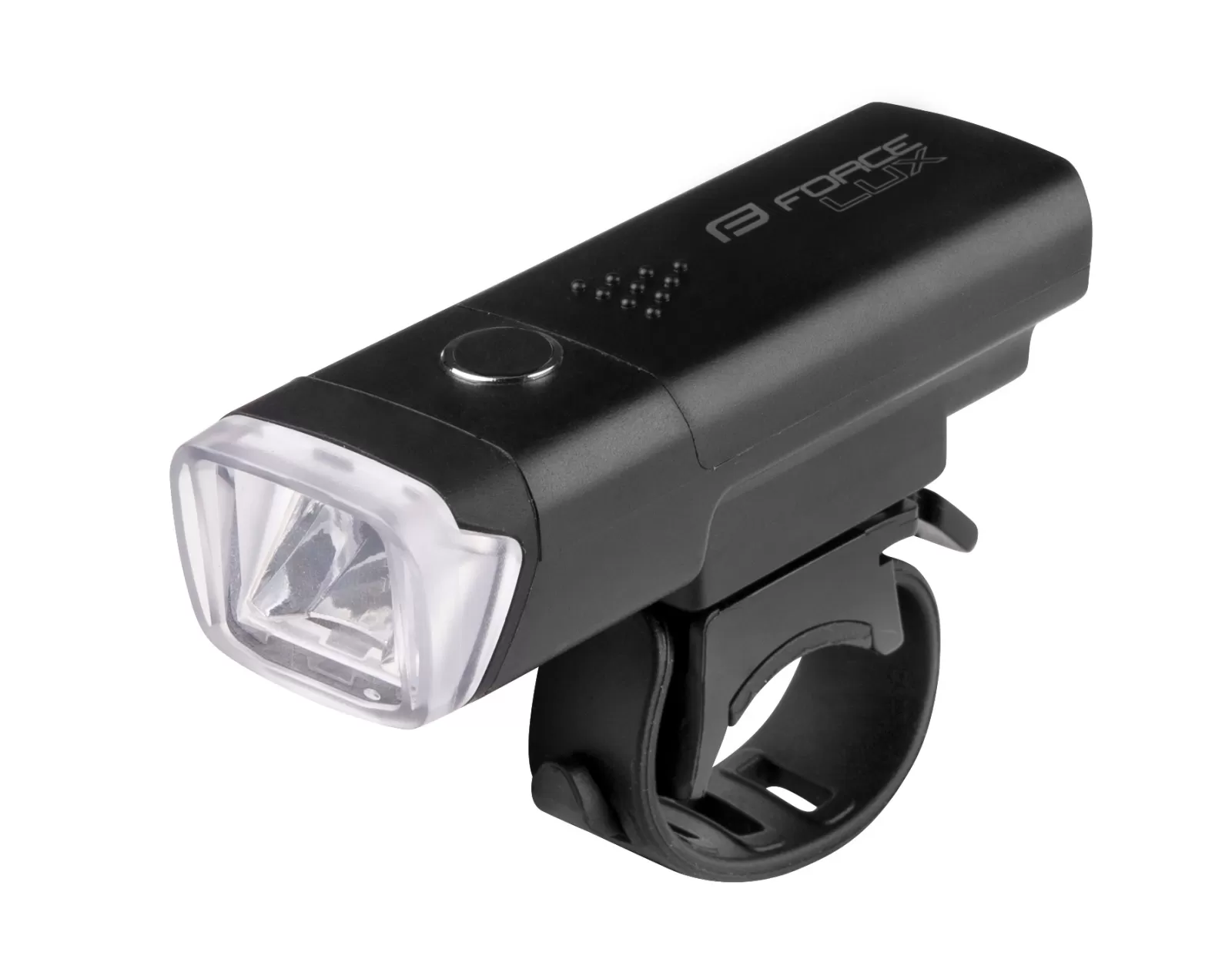 světlo přední FORCE LUX 100LM baterie, černé
