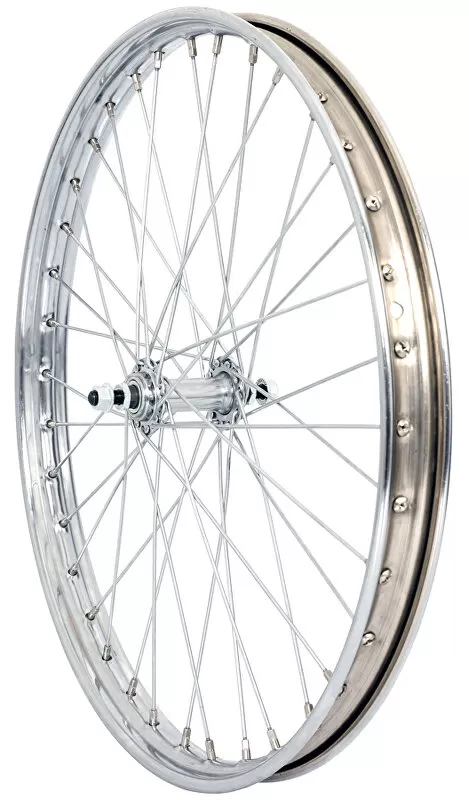 Zapletené kolo 2 1/4-19 Fe na káru chrom