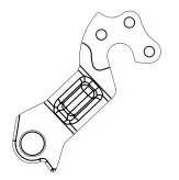 Držák přehazovačky DH-062 MERIDA